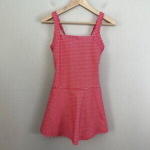 Abercrombie & Fitch YPB Womens Small sculptLUX Drop Waist Mini Dress Tennis